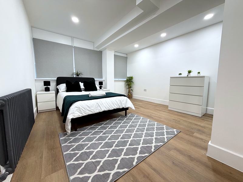 The Albany: Flat 1, Room 1, with rug