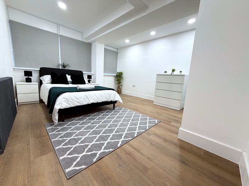 The Albany: Flat 1, Room 1, with rug