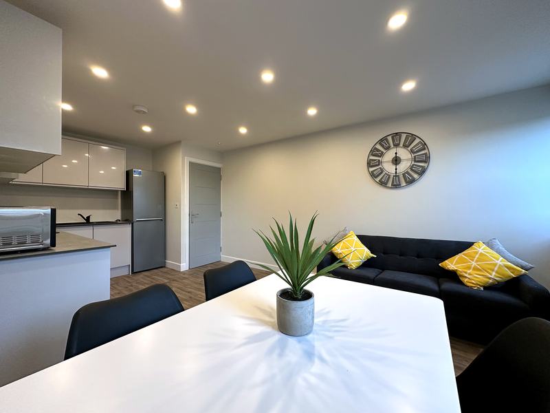 Lester Hall: Flat 5, kitchen